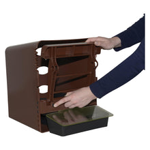 Kunststoff Legenest CHICKBOX | braun