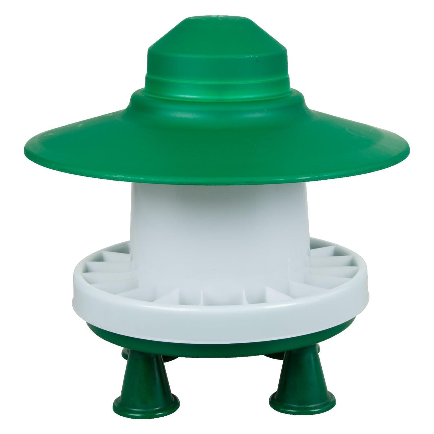 Kunststoff Regendach für Futterautomat ASCOT | grün (2,5 kg)