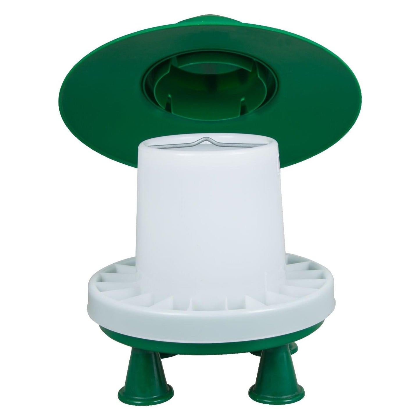 Kunststoff Regendach für Futterautomat ASCOT | grün (2,5 kg)