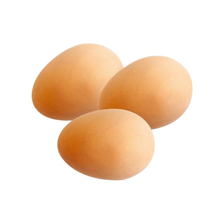 CHICK'A Nesteier für Hühner | Gummi | 3 Stück