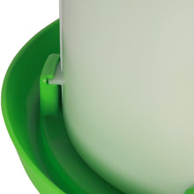 Doppelzylindertränke für Hühner | Greenline aus biobasiertem Kunststoff | (12 L) | mit Füßen