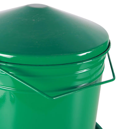 Emaillierter Trichter-Futterautomat 20 L | für Geflügel