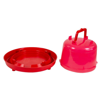 Kunststofftränke für Hühner (5 L) | rot