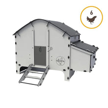 Chick'A® Hühnerstall Harmony | recycelter Kunststoff | geeignet für bis zu 6 Hühner