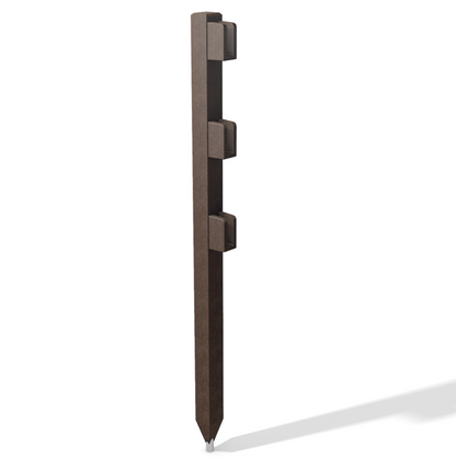 Zaunsystem Karja mit Aufnahme für 3 Querriegel