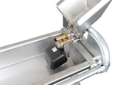 Flachschwenk-Trog, Wandmontage