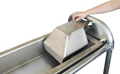 Flachschwenk-Trog, Wandmontage