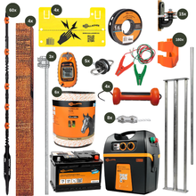 400m Weidezaun Komplettpaket für Pferde