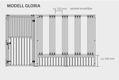 Raufenelement Gloria