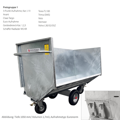 Großraumkuli für Traktoren