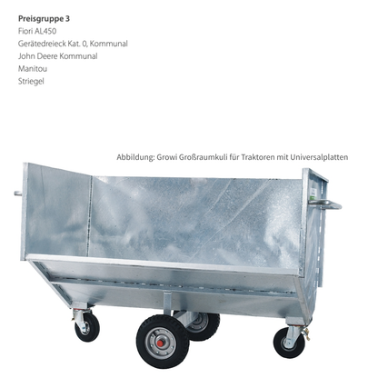 Großraumkuli für Traktoren