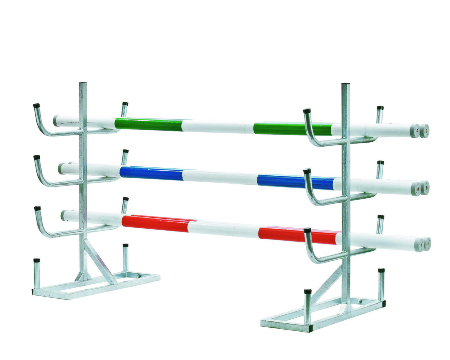 Hindernisstangen-Transportgestell
