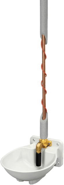 Tränkebecken SB 22 H RBH BACTO® PROTECT mit Rohrbegleitheizung | Frostschutz bis ca. -35°C