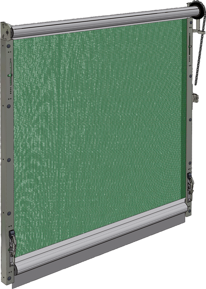 Schnelllauf-Tor mit Führungsschienen