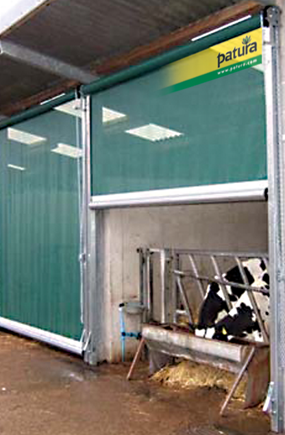 Schnelllauf-Tor mit Führungsschienen