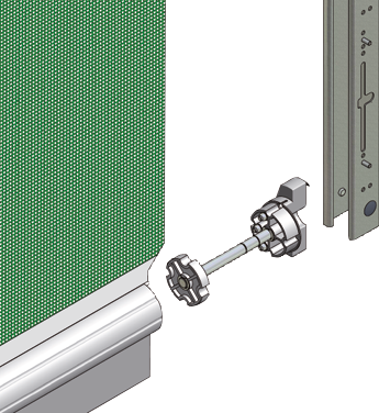 Schnelllauf-Tor PLUS mit Führungsschienen, Breite 3,00 m
