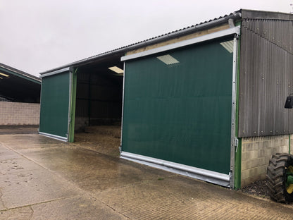 Schnelllauf-Tor mit Führungsschienen