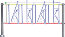 Trägergestell Selbstfangfressgitter SSV / SV modular