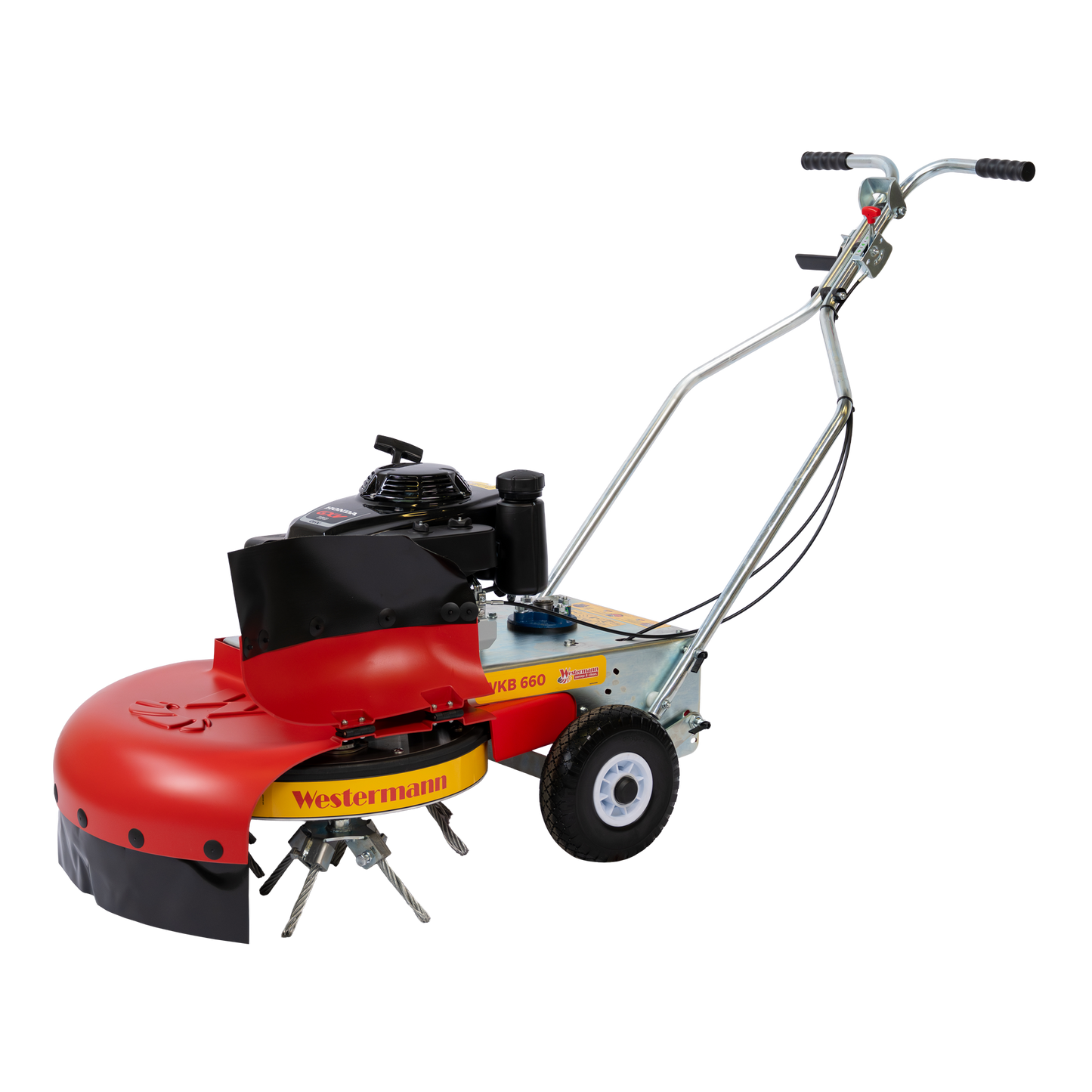 Wildkrautbürste WKB 660 mit Industrie-Benzinmotor Honda GXV160