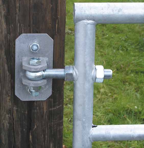 Pferde-Weidezauntor, verstellbar, 4-reihig, Höhe 1,10 m