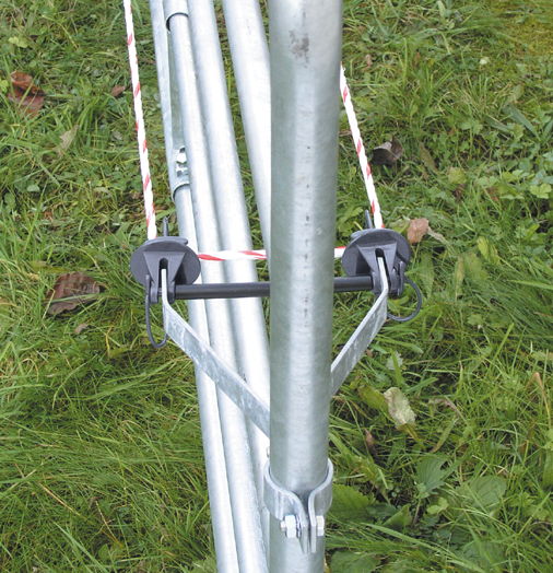 Pferde-Weidezauntor, verstellbar, 4-reihig, Höhe 1,10 m