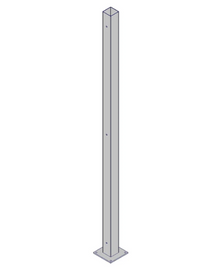 Zwischen-/Zusatzpfosten 90x90x1500 mm