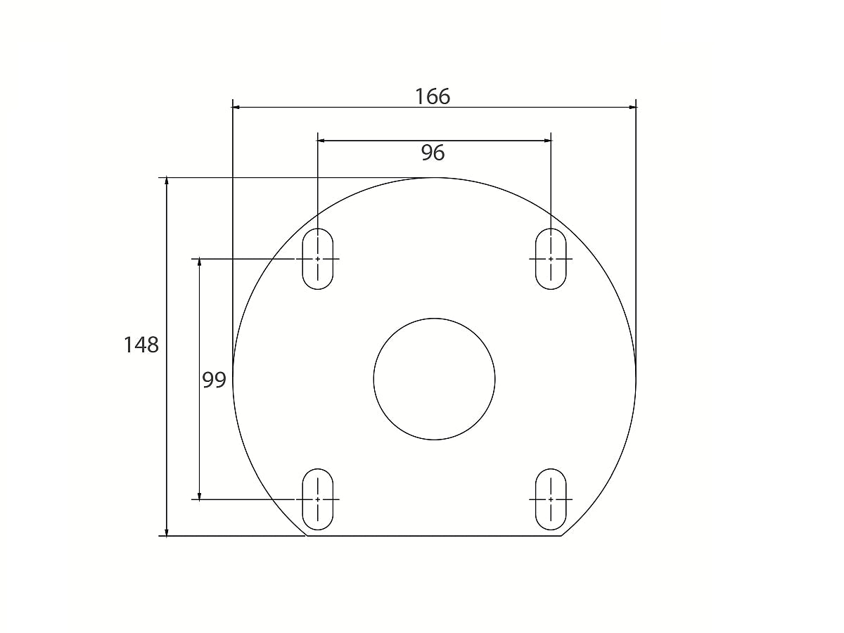 Wechselflansch für Stahlwassertank