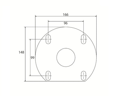 Wechselflansch für Stahlwassertank