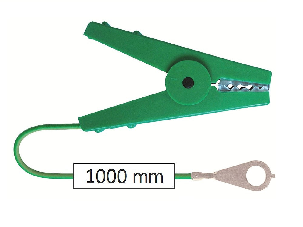 Erdanschlusskabel 1 m lang, grün