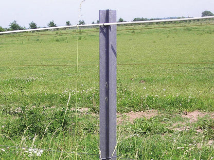 Recycling KS-Zaunpfahl mit Spitze grau