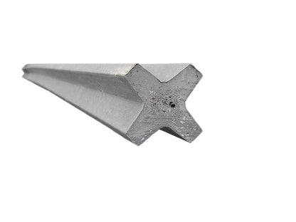 Recycling KS-Zaunpfahl mit Spitze grau