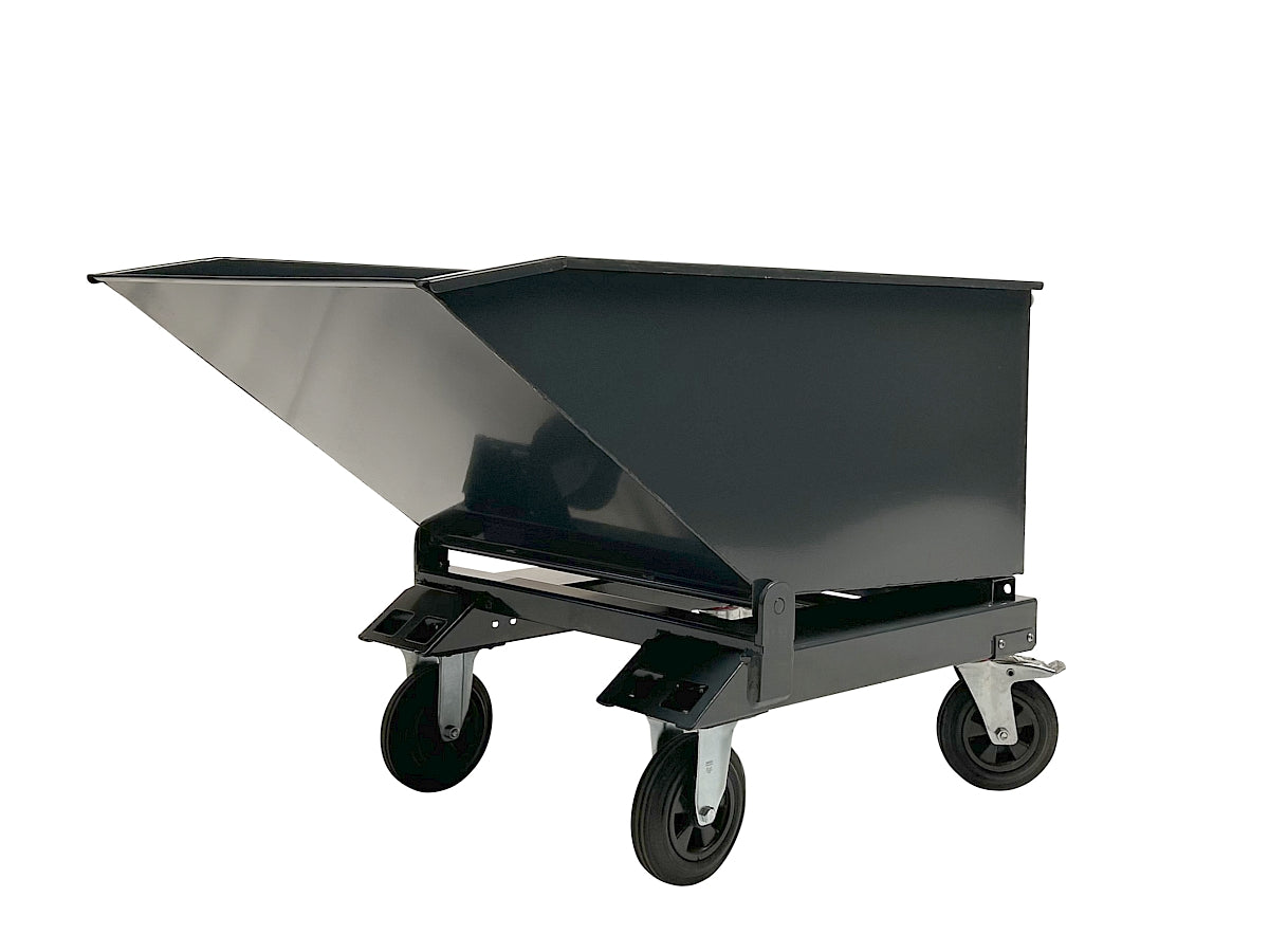 Muldenkipper mit Rollen