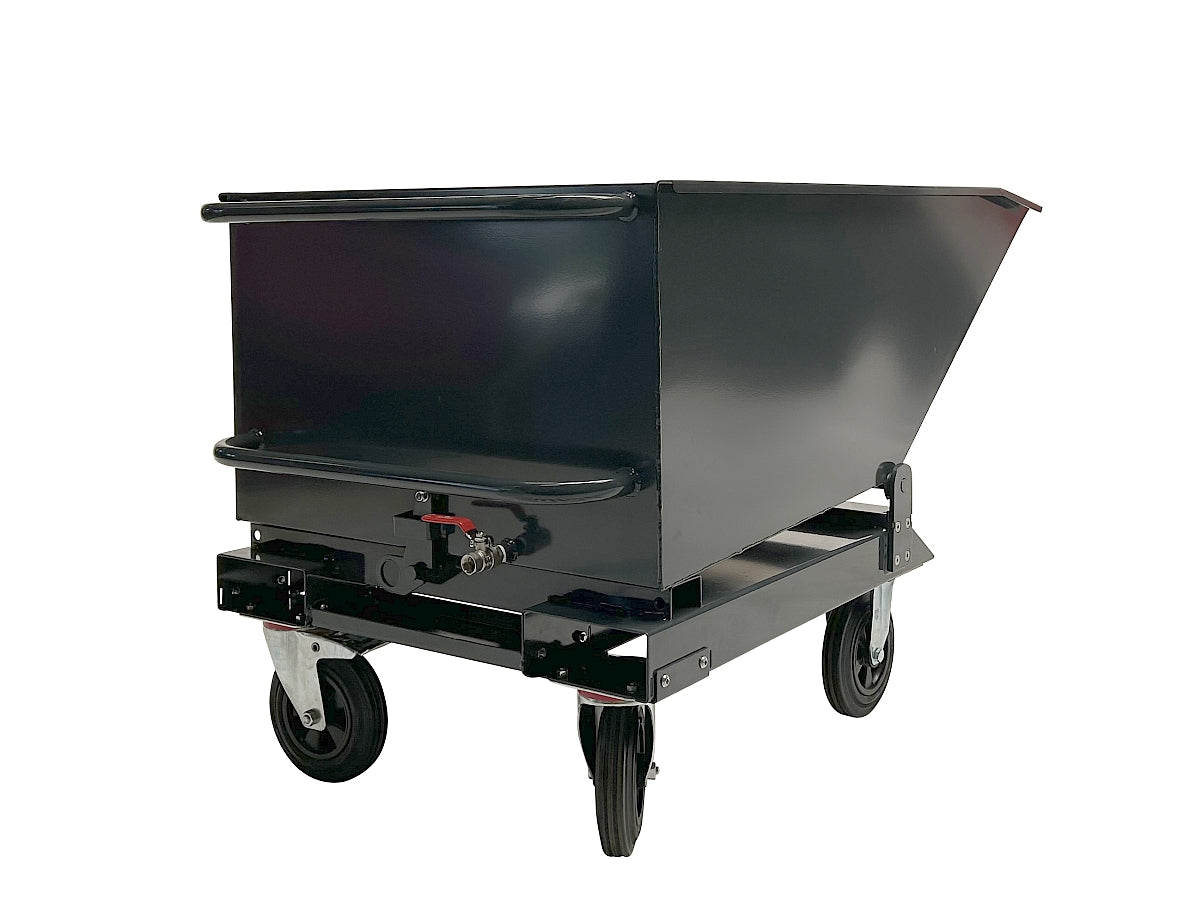 Muldenkipper mit Rollen
