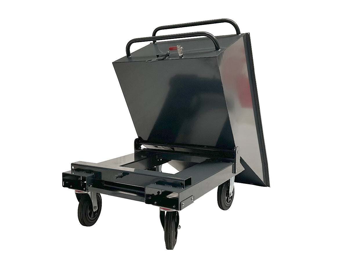 Muldenkipper mit Rollen