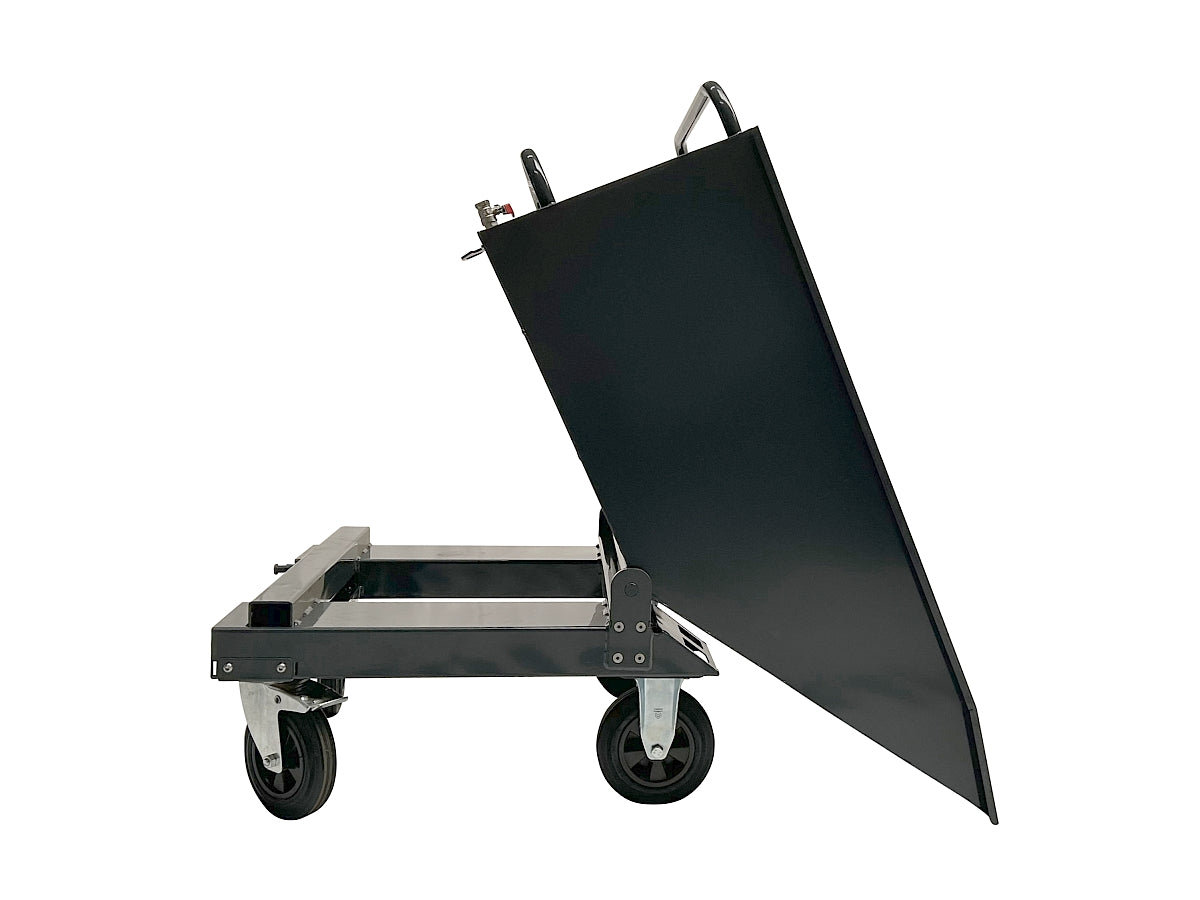 Muldenkipper mit Rollen