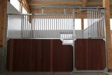 Frontwand Nabila mit geschwungener Schiebetür