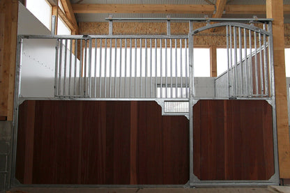 Frontwand Nabila mit geschwungener Schiebetür