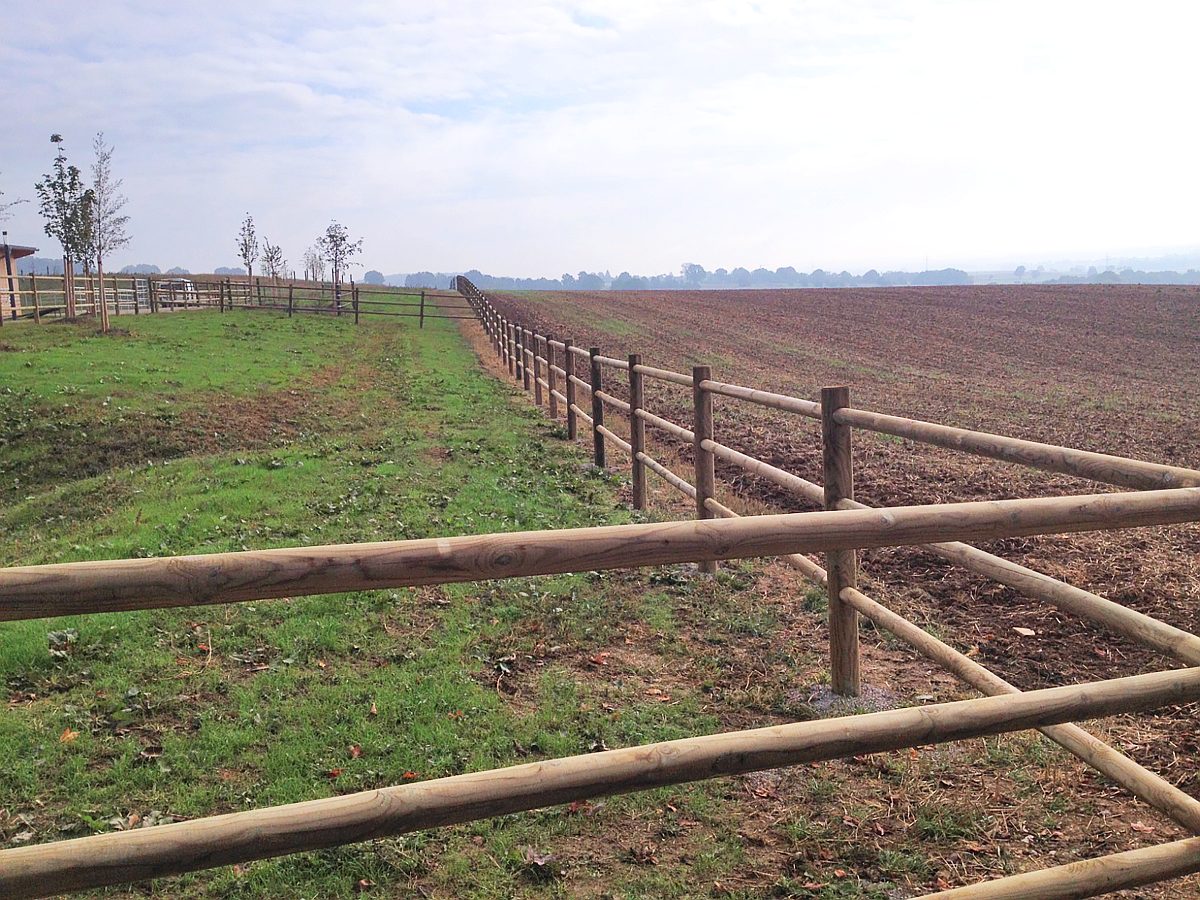 Zaunsystem Oxford mit 3 Querriegeln