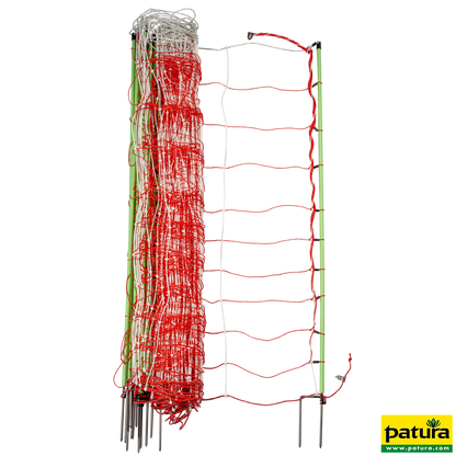 TornadoXL-Elektrozaunnetz Kombi mit Erdleiter