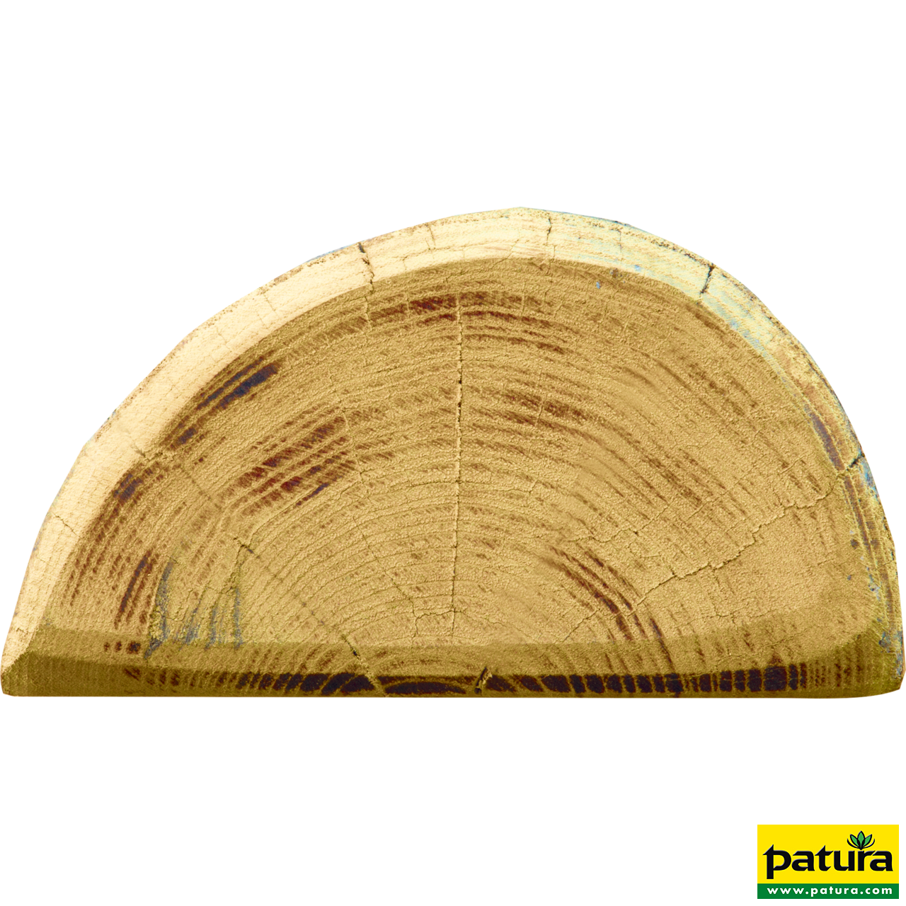 Robinienpfahl, halbiert, Ø13-15 cm