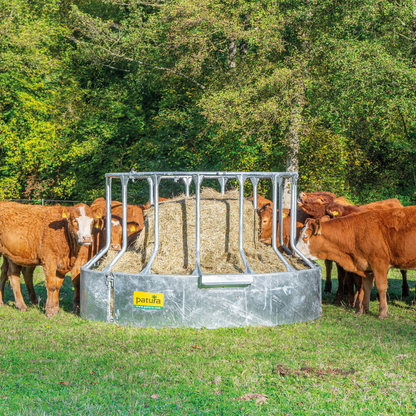 Futterspar-Rundraufe mit 15 Fressplätzen