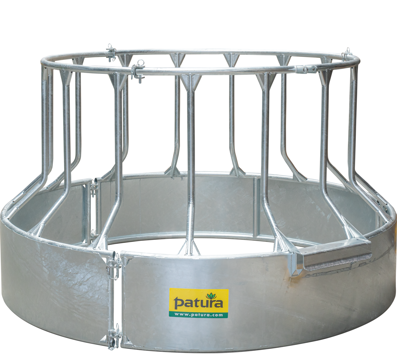 Futterspar-Rundraufe mit 15 Fressplätzen