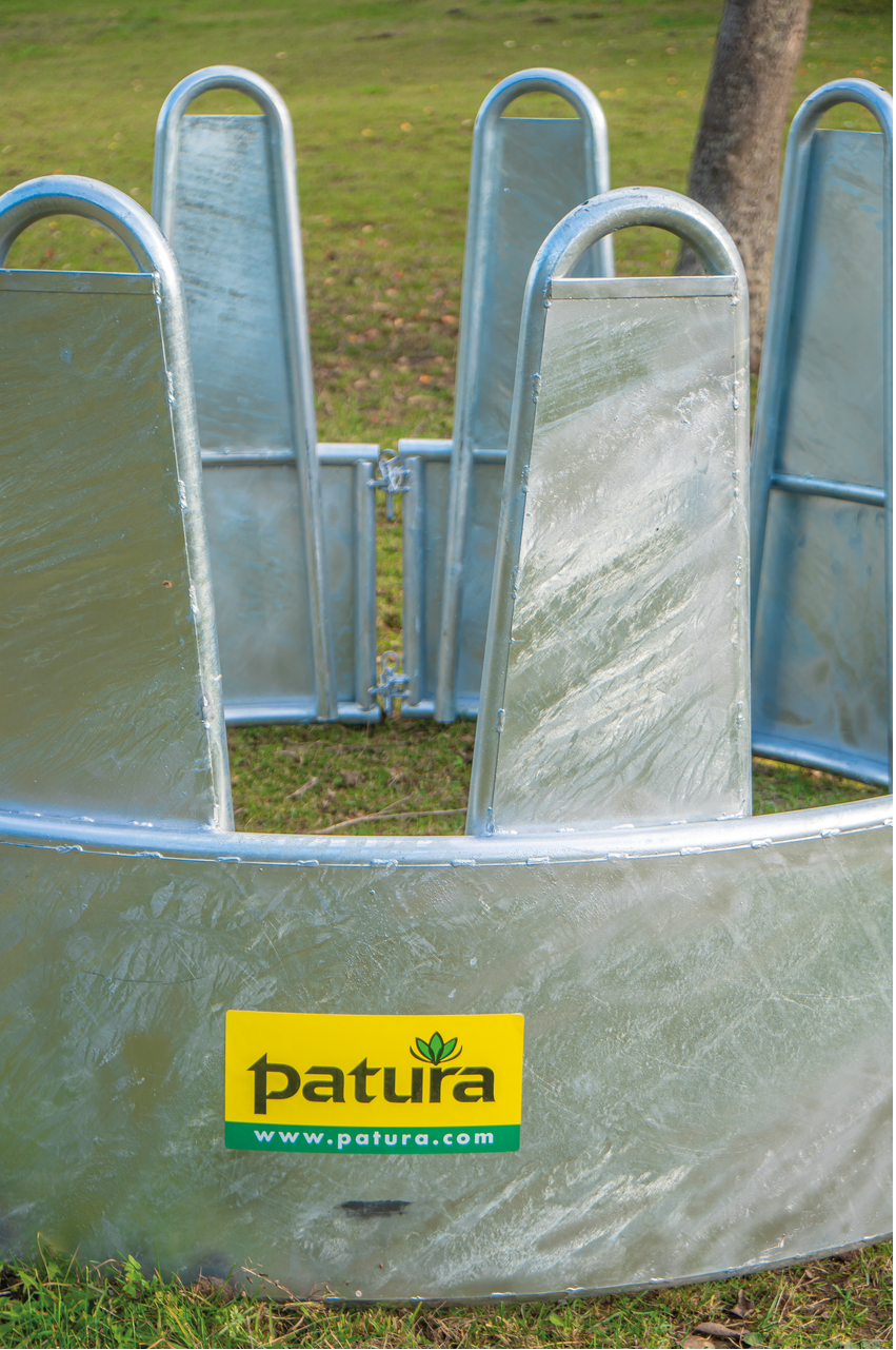 Rundraufe für Pferde 12 Fressplätze