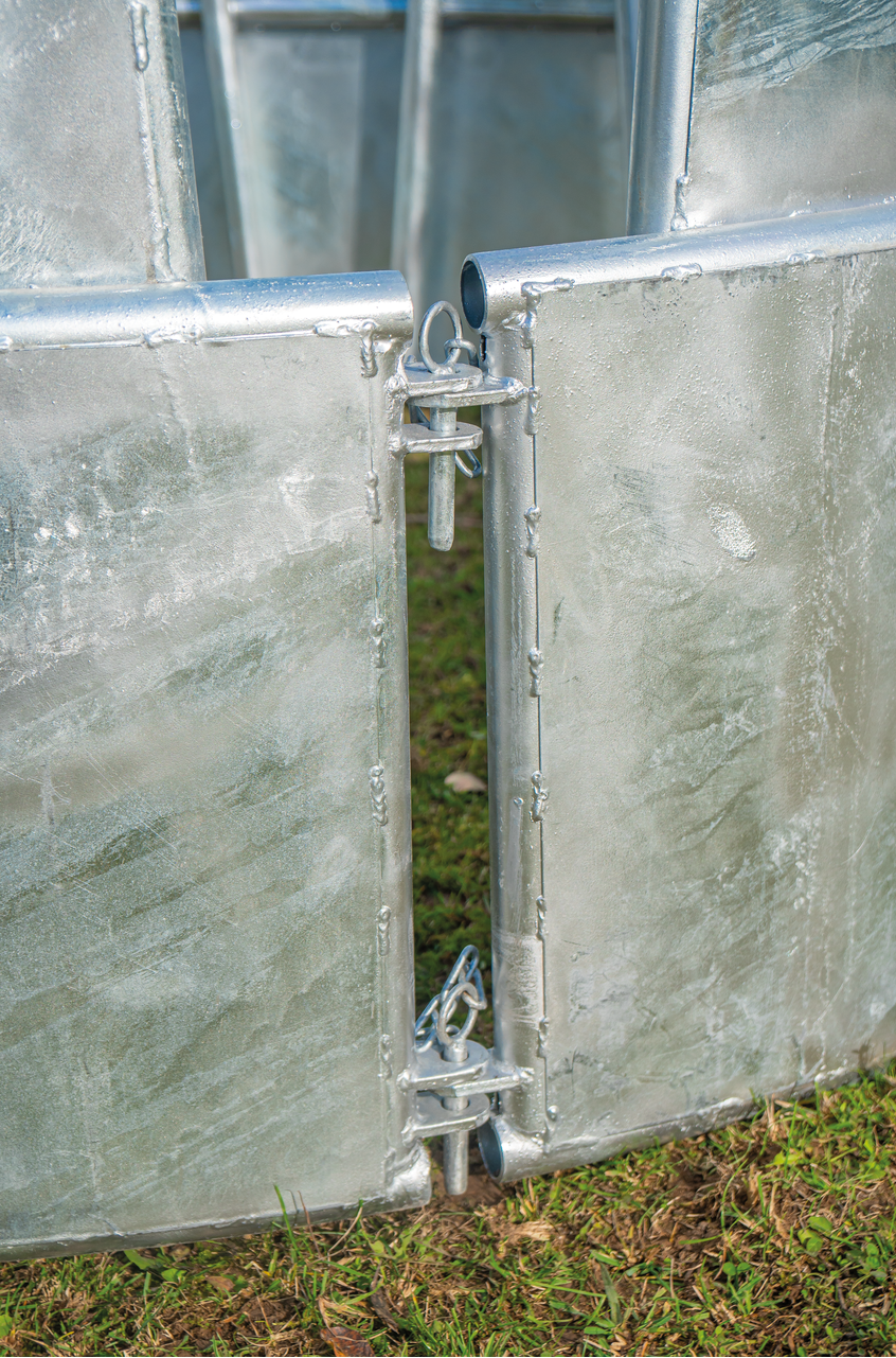 Rundraufe für Pferde 12 Fressplätze