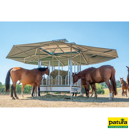 Klima-Großballenraufe mit Universalfressgittern