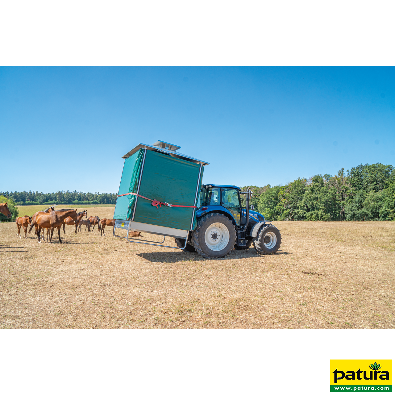 Klima-Großballenraufe mit Palisadenfressgitter