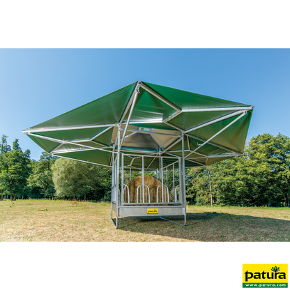 Klima-Großballenraufe mit Universalfressgittern