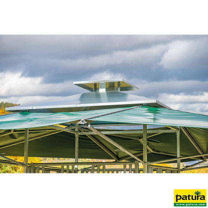 Klima-Großballenraufe mit Palisadenfressgitter