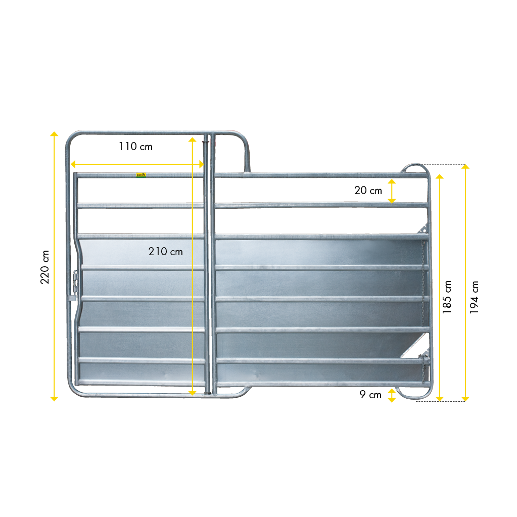 Panel-8 Plus mit Tor 3,00 m