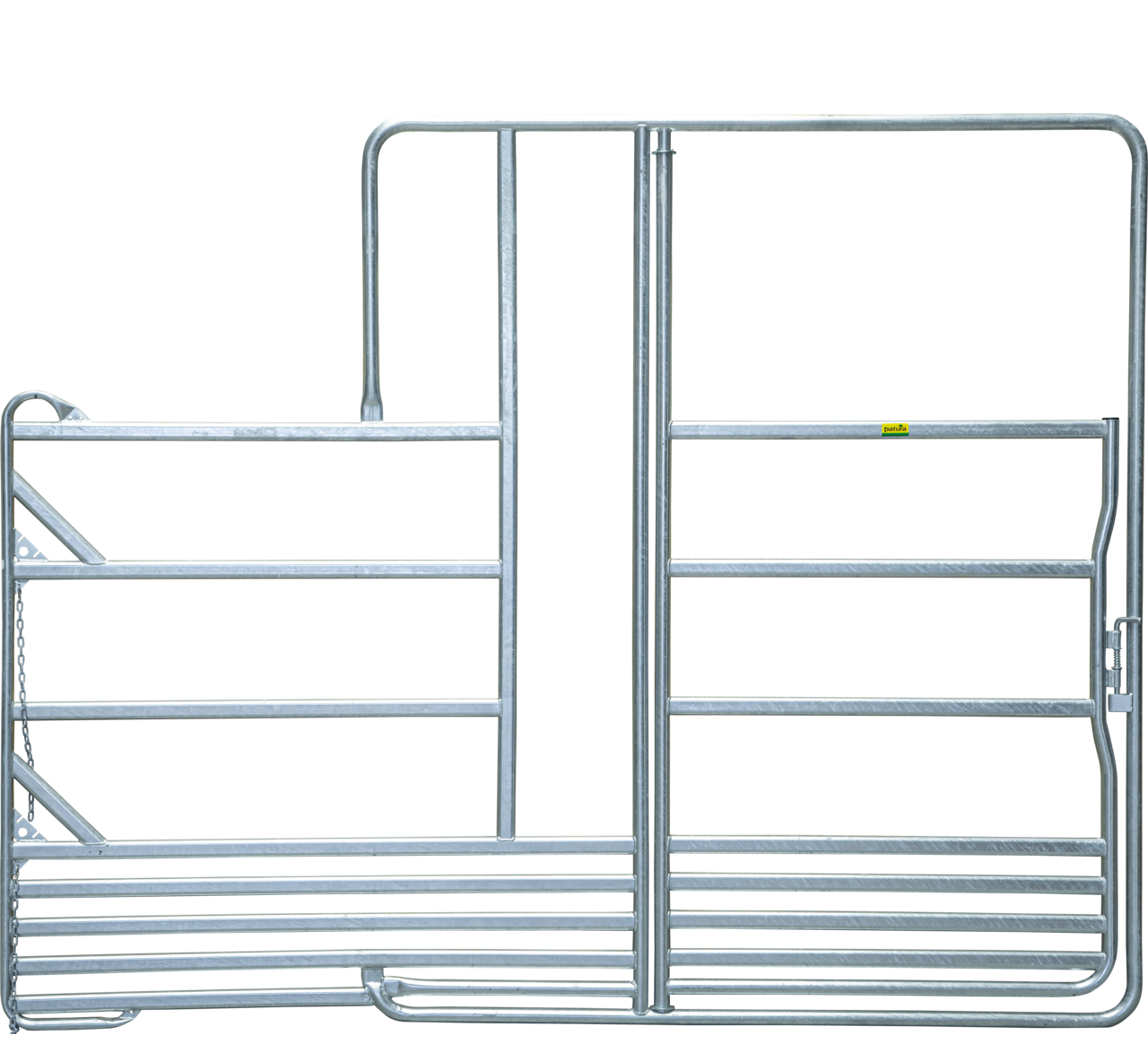 Sicherheits-Pferde-Panel mit Tor und Fressgitter